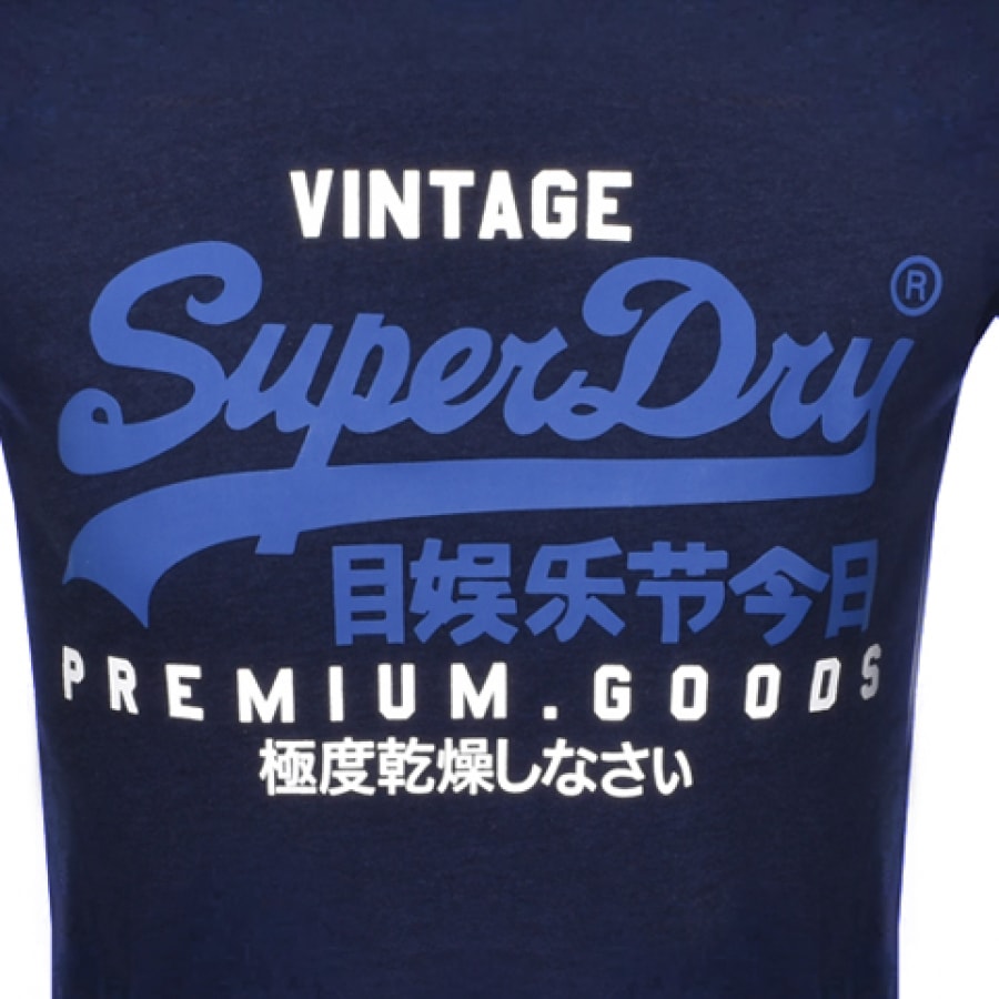 Alternative Image for ProductSuperdry Vintage Logo T Shirt Navy3